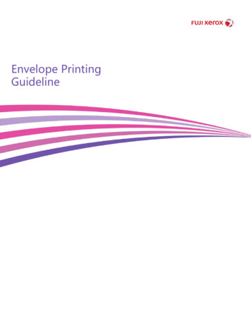 Envelope Printing Guideline - Fujifilm