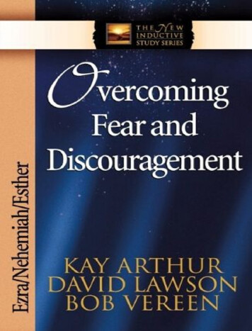 Overcoming Fear And Discouragement