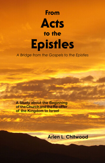 From Acts To The Epistles - Lamp Broadcast
