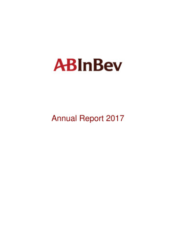 Annual Report 2017 - AB InBev