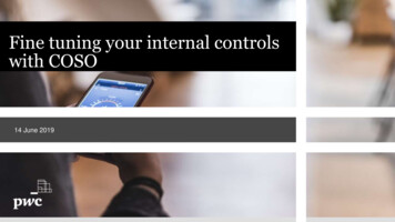 Fine Tuning Your Internal Controls With COSO - PwC