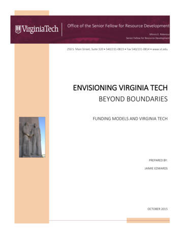Envisioning Virginia Tech