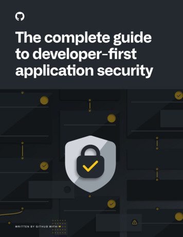 The Complete Guide To Developer-first Application Security
