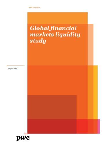 Global Financial Markets Liquidity Study - PwC