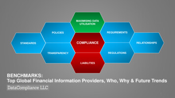 BENCHMARKS: Top Global Financial Information Providers, Who, Why .