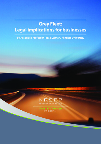 Grey Fleet: Legal Implications For Businesses - Amazon Web Services