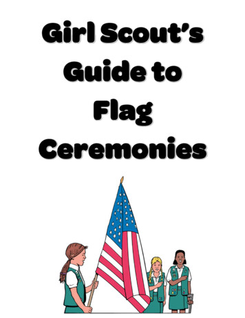 Flag Ceremony Guide - Girl Scouts