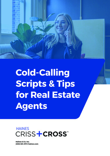 Cold-Calling Scripts & Tips For Real Estate Agents
