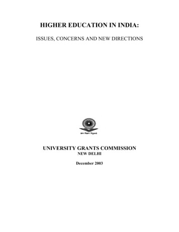 Higher Education In India - Ugc