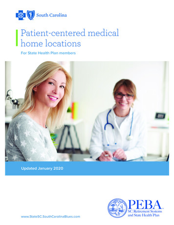 Patient-centered Medical Home Locations - South Carolina Blues