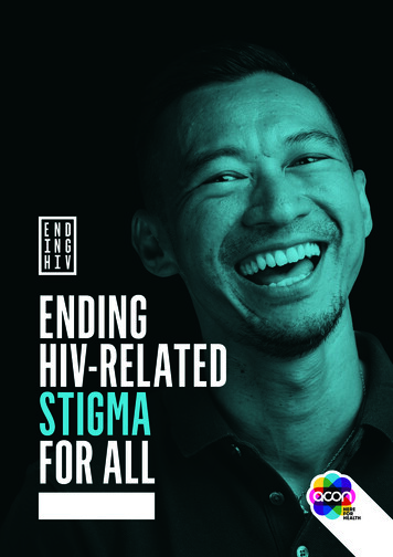 Ending Hiv-related Stigma For All - Acon