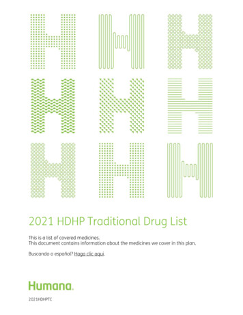 2021 HDHP Traditional Drug List - Kinexmedical 