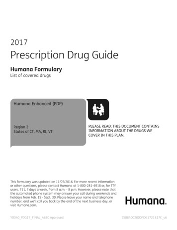 2017 Prescription Drug Guide - Crowe & Associates
