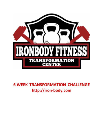 6 WEEK TRANSFORMATION CHALLENGE - IronBody Fitness