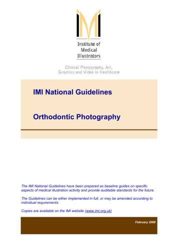 IMI National Guidelines Orthodontic Photography