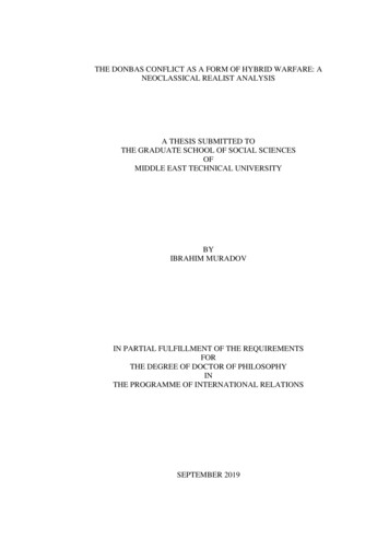 Early Marriage: The Case Of Van Province In Turkey A Thesis Submitted .