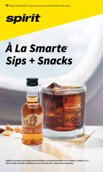 À La Smarte Sips Snacks - Spirit Airlines