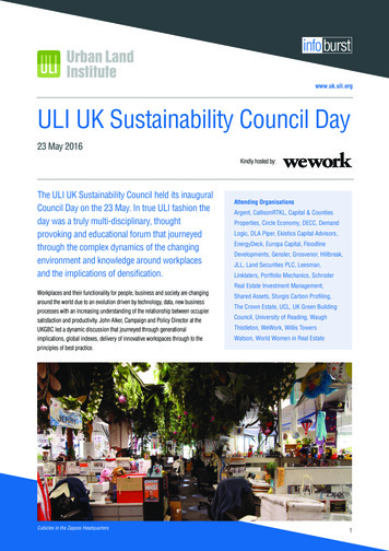  Uk.uli ULI UK Sustainability Council Day - Microsoft