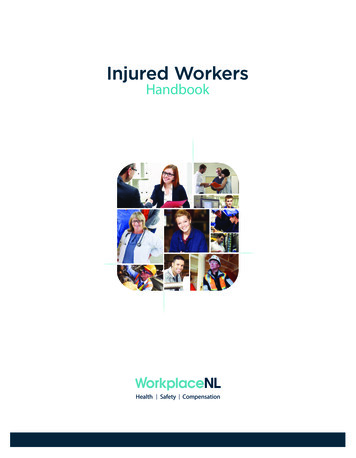 Injured Workers Handbook - Safety Compensation