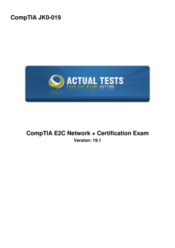 CompTIA E2C Network Certification Exam