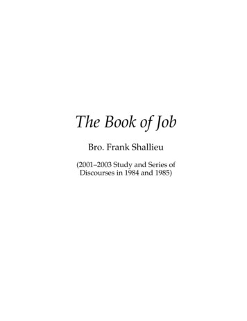 The Book Of Job - Revelation Research