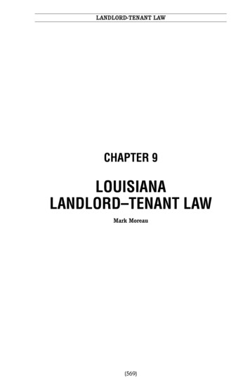 Louisiana Landlord-tenant Law