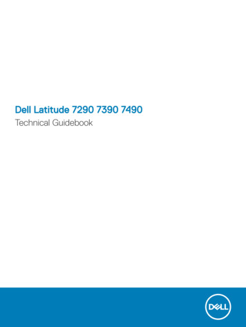 Dell Latitude 7290 7390 7490 Technical Guidebook