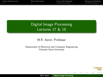 Digital Image Processing Lectures 17 & 18