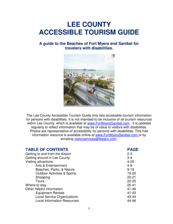 Lee County Accessible Tourism Guide