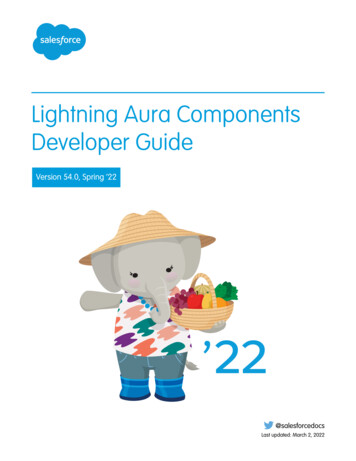 Lightning Aura Components Developer Guide