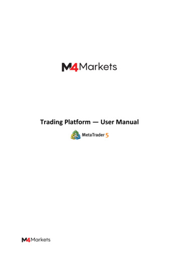 Trading Platform User Manual