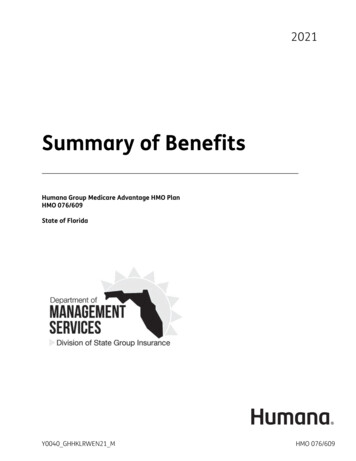 Summary Of Benefits - Florida