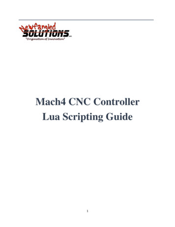 Mach4 CNC Controller Lua Scripting Guide - Machsupport 