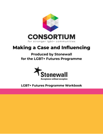 Making A Case And Influencing - Consortium.lgbt