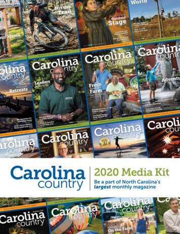 2020 Media Kit - Carolina Country