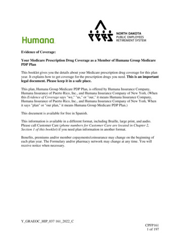 Humana Evidence Of Coverage - NDPERS