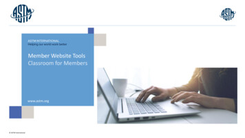 Member Website Tools Classroom For Members