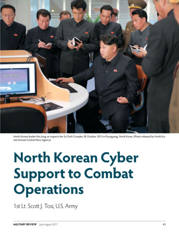 North Korean Cyber Support To Combat Operations