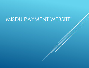 MISDU PAYMENT WEBSITE - StarChapter