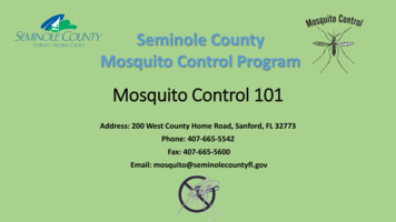 Mosquito Control 101 - Seminole County, Florida