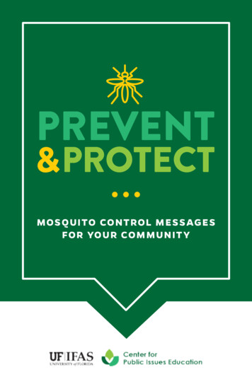 Mosquito Control Messages For Your Community