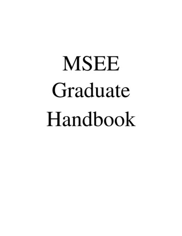 MSEE Graduate Handbook