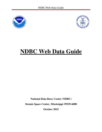 NDBC Web Data Guide - National Data Buoy Center