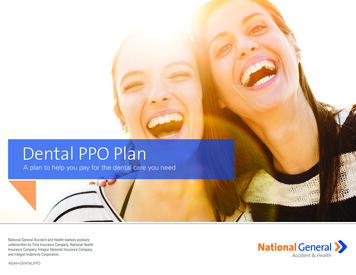 Dental PPO Plan - National General Health Insurance
