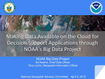 NOAA Big Data Project - FGDC