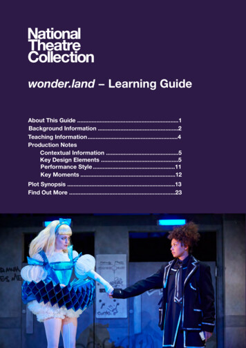 Wonder.land Learning Guide - Bloomsbury