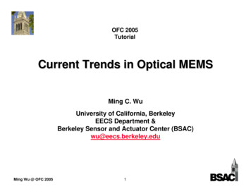Current Trends In Optical MEMS - People