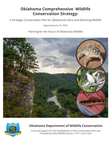 Oklahoma Comprehensive Wildlife Conservation Strategy