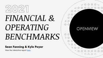 Financial & Operating Benchmarks