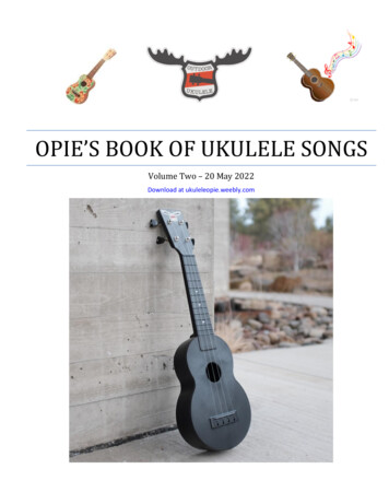 Opie'S Book Of Ukulele Songs